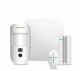 Ajax StarterKit Cam (белый) Комплект охоронної сигналізації 23901 фото